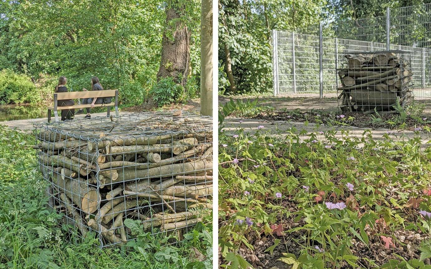 Bolzplatz Erleninsel Stade Aufenthaltesqualität Mensch Tier Bankstandort Schwinge