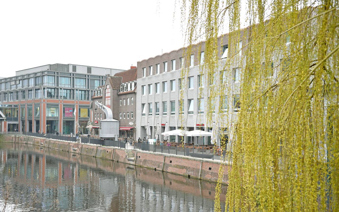 Serrahnstraße Bergedorf Blick Brücke Holstenstraße