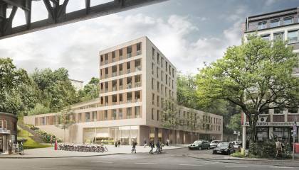 Hafentor Hamburg Blick Johannisbollwerk Bauprojekt Hafentor