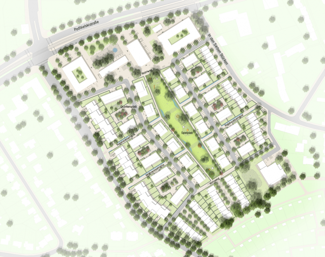 Oststadtkrankenhaus Hannover Lageplan Entwurf