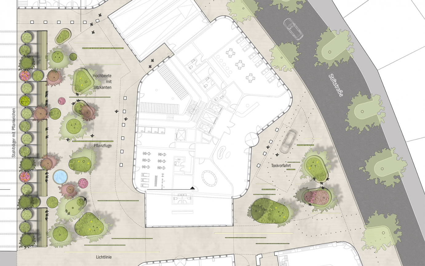 Stiftstraße Frankfurt Lageplan Entwurf